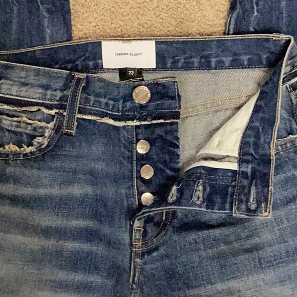 Current/Elliot Selvedge Tapered Jean Sz 23.Includes freezer bag & original tags. - Picture 3 of 13